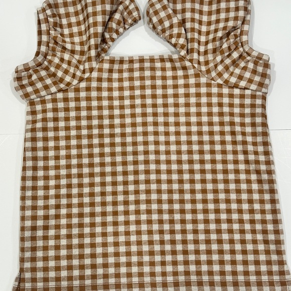 Madewell Gingham Puff Sleeve Button Front Top – XS - Picture 10 of 10